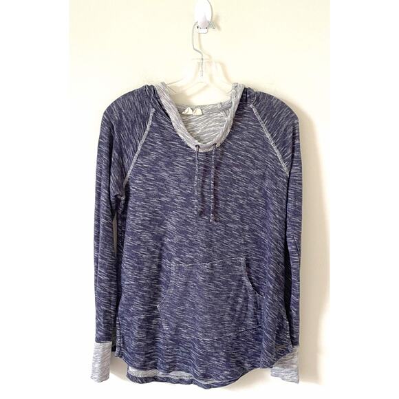 Roxy Hooded Pull Over Sweatshirt Hoodie Cover Up Purple Size Small - Picture 1 of 8